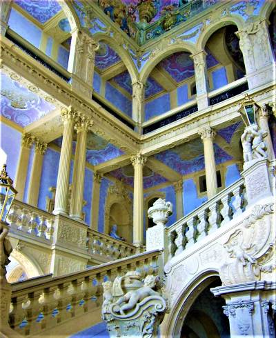 Pommersfelden, Schloss Weienstein, Treppenhaus