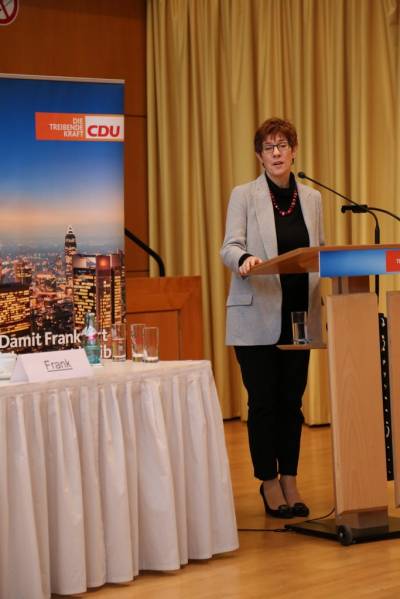 Die saarlndische Ministerprsidentin